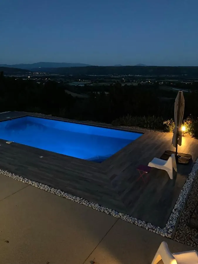 Villa Luxury Air-Con Villa, Heated Pool, Stunning Views, Nearby A Lively Village Volx Frankrig