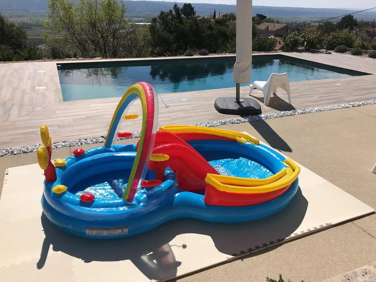 Luxury Air-Con Villa, Heated Pool, Stunning Views, Nearby A Lively Village Volx